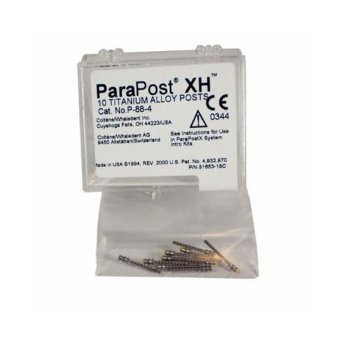 Coltene Whaledent P88-4 ParaPost XH Titanium Alloy Posts .040 Coltene Whaledent P88-4 ParaPost XH Titanium Alloy Posts .040